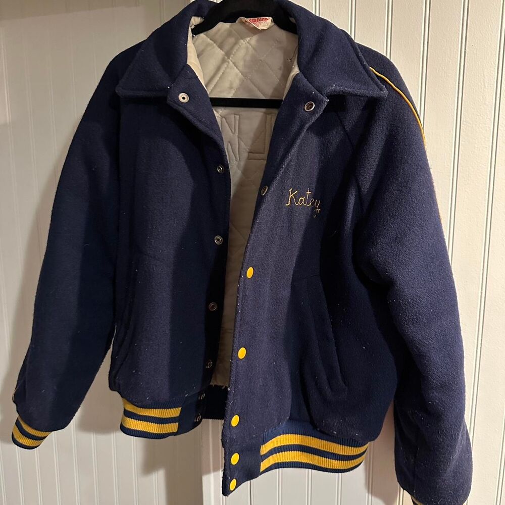 Empire Women's Navy Varsity Jacket